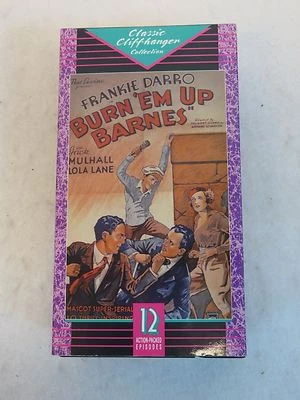 Frankie Darro BURN 'EM UP BARNES Classic Cliffhangers 2 VHS Box Set  VCI 1934 - Image 1 of 3