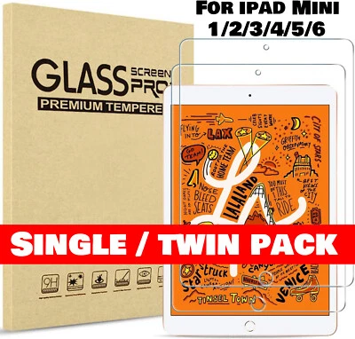 Tempered Glass Screen Protector For iPad Mini 1 2 3 4 5 6 Gen - Image 1 of 4