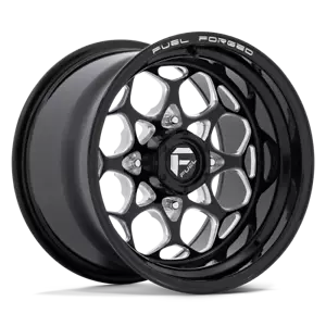 Fuel UTV FV400 SCEPTER UTV 15X10 4X156 0mm Gloss Black Milled Wheel - Picture 1 of 3