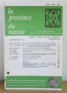 Die Provinz Maine Band 91 - 5. Serie - Band 3 - Heft 10   - Bild 1 von 4
