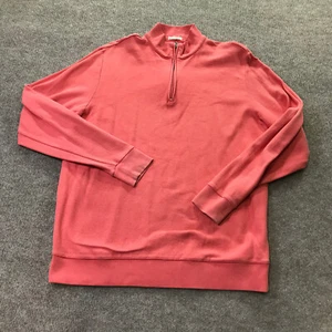 Peter Millar Sweater Mens Large Quarter Zip Golf Sweatshirt Golfer Casual - Picture 1 of 12
