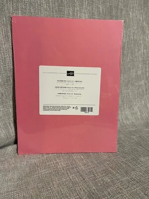 Stampin'Up! Retired 8-1/2" x 11" Polished PINK Cardstock Girl Valentine - Image 1 of 2