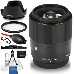 Sigma 30mm f/1.4 DC DN Contemporary Lens (Nikon Z) Bundle - AUTHORIZED DEALER - Picture 1 of 2
