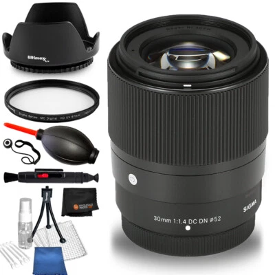 Sigma 30mm f/1.4 DC DN Contemporary Lens (Nikon Z) Bundle - AUTHORIZED DEALER - Image 1 of 2