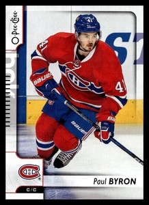 2018 O-Pee-Chee #456 Paul Byron   Montreal Canadiens