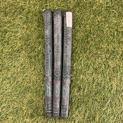 Lot of 3 Vintage Lamkin Golf Grip LADIES SIZE Black Green NEW - Image 1 of 4