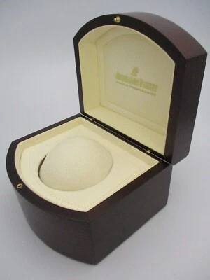 Raro Reloj de Madera Audemars Piguet Regalo Presentación y Caja de Exhibición y Almohada Grande Foto 1 de 4