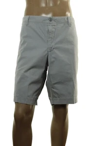 New Dockers Men's Straight Fit Flat Front Gray Cotton Shorts 42 - Picture 1 of 3