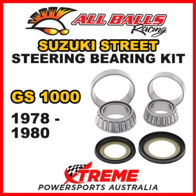 22-1004 para Suzuki GS 1000 1978-1980 cabezal de dirección vástago cojinete y kit de sellado Foto 1 de 2