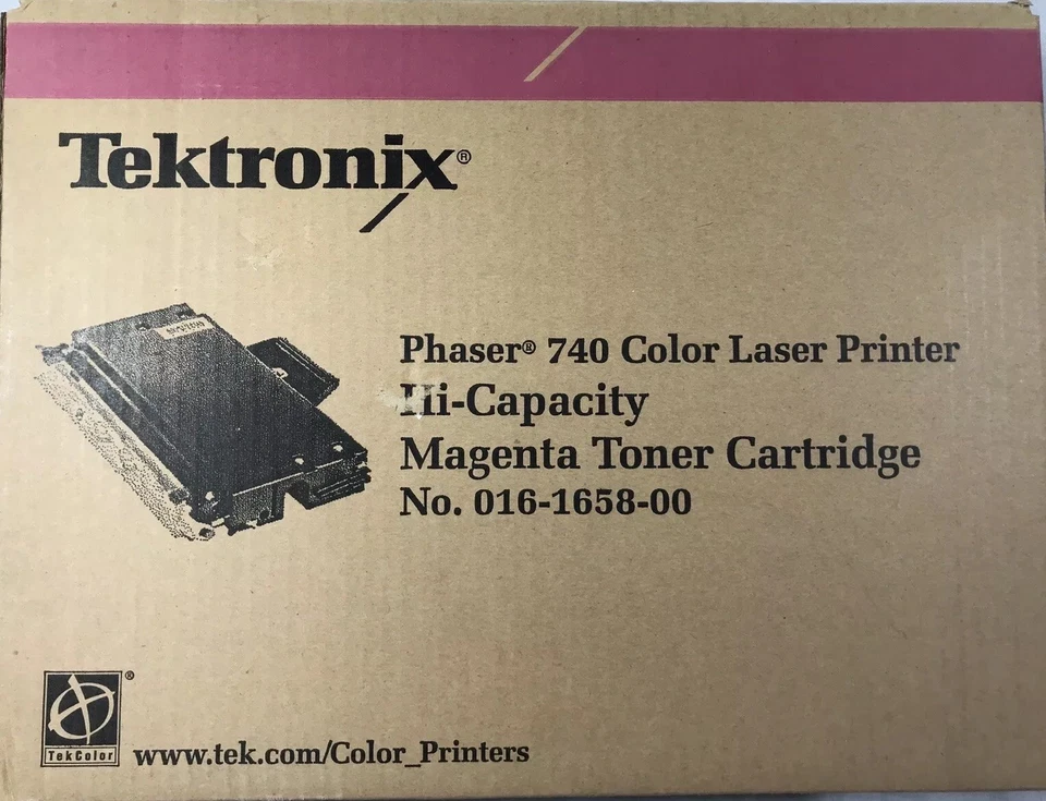 Tektronix Phaser 740 Color Laser Printer Hi Capacity Magenta Toner Cartridge - Image 1 of 1