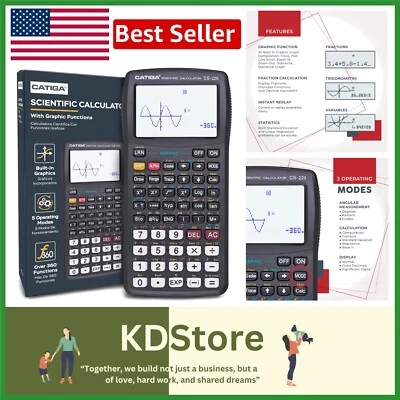 Compact CS229 Scientific Calculator with Multiple Modes & Graphing Functionality - Image 1 of 4