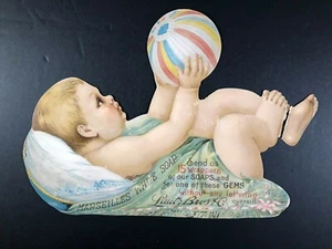 Group of 4 Large Trade Card / Calendar / Advertising 1910 Colorful Die Cuts - Picture 1 of 12
