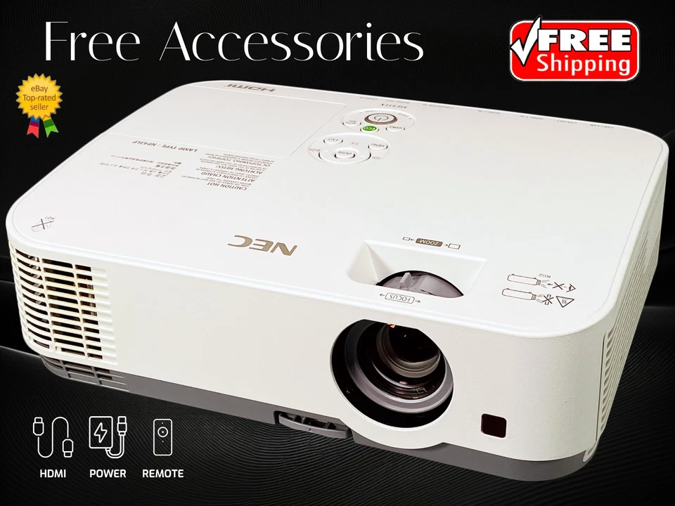 3LCD Projector for Schools, Offices, and Conferences 3300 Lumens 1080p XGA HDMI - Image 1 of 4