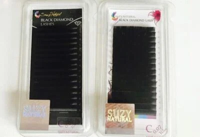 Cil Unité Extension de Cils Suzy Natural Black Diamond Lash B D, 0,07 -0, 25 - Photo 1/4