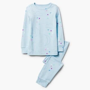 NWT Gymboree Moon Gymmies Pajama Set Girl Blue many sizes - Picture 1 of 1