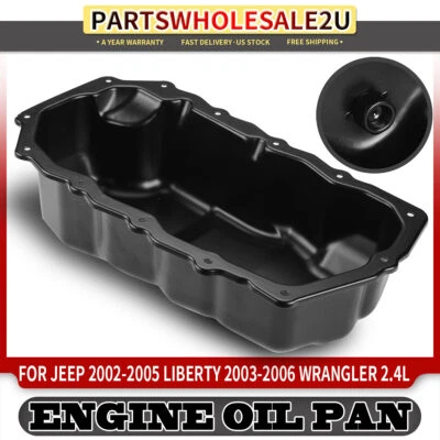 Sumidero de cárter de aceite del motor trasero para Jeep Liberty 2002-2005 Wrangler 2003-2006 L4 2,4 L  Foto 1 de 4