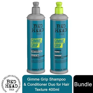 Bed Head By TIGI Gimme Grip Shampoo & Conditioner Duo for Hair Texture 400ml - Picture 1 of 9