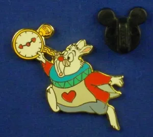 White Rabbit Running with Pocket Watch Alice in Wonderland # 467 - Picture 1 of 5