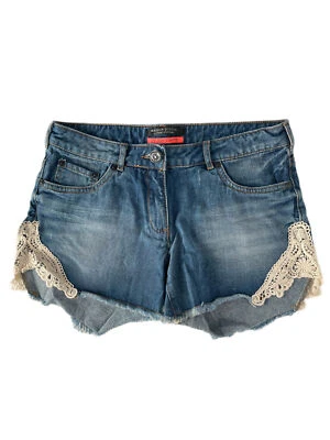 MAISON SCOTCH Women's Blue Jean Les Bon Vivants Shorts #893 24 NWT - Image 1 of 2
