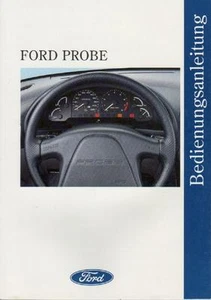 FORD PROBE 2 Betriebsanleitung 1996 Bedienungsanleitung Handbuch Bordbuch BA - Picture 1 of 1