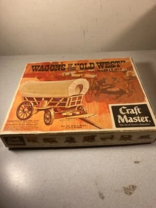Kit modelo madera Craft Master Wagons of the Old West Conestoga Wagon 50102 - Imagen 1 de 7