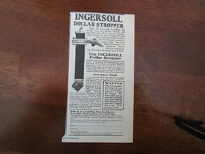Vintage Ingersoll Dollar Stropper/Rasieranzeige, Aufforderung für Agenten, Bestellformular - Bild 1 von 5