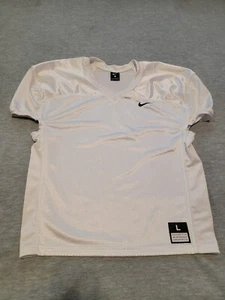 NIKE VAPOR VARSITY PRO WHITE FOOTBALL JERSEY SIZE LARGE 908727-100 Nwot - Picture 1 of 9