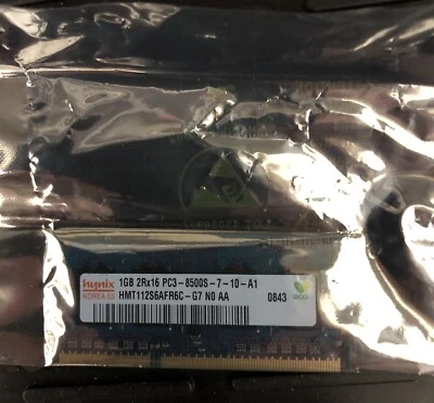 1GB 2Rx16 PC-8500S-7-10-A1 HMT112S6AFR6C-G7 NO AA - Image 1 of 2