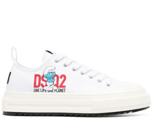 DSQUARED2 SMURFS GROUCHY SNEAKERS SCARPE UOMO MADE IN ITALY SNM0290003066021062