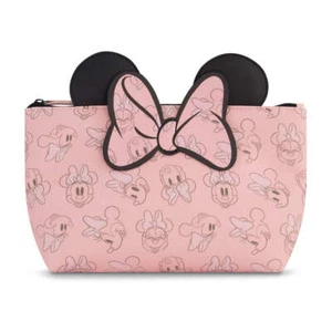 Disney Minnie Mouse 3D Bow and Ears Pink Cosmetic Bag - Picture 1 of 4