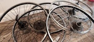 26 In Rear Mountain Bicycle Aluminum Wheel  7 And 8 Speed USED Different Brands 