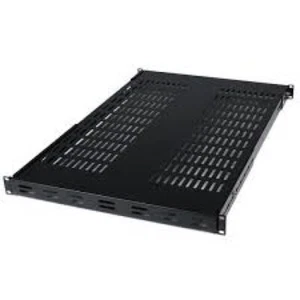 StarTech.com 1U Adjustable Mount Depth Vented Rack Mount Shelf- 175lbs/80kg - Picture 1 of 3