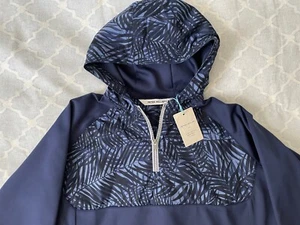 PETER MILLAR YOUTH NAV NEW BOYS HALF ZIP HOODED SWEATER SIZE XL (13-14) - Picture 1 of 11