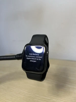 Apple Watch Series 6 44mm GPS Aluminum Black Case with Black Sport Band - Image 1 of 4