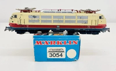 Marklin HO 3054 DB Deutsche Bahn E103 113-7 Electric Fast Locomotive - Image 1 of 4