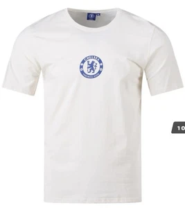 Chelsea FC EPL Herren Large T-Shirt Off-White Keep the Blue Flag Flying High Neu mit Etikett - Bild 1 von 8