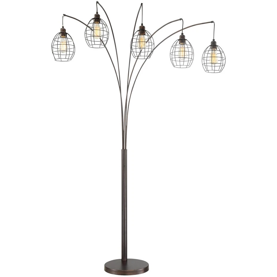 Lámpara de pie Lite Source LS-82795V Kaden cobre bronce Foto 1 de 1