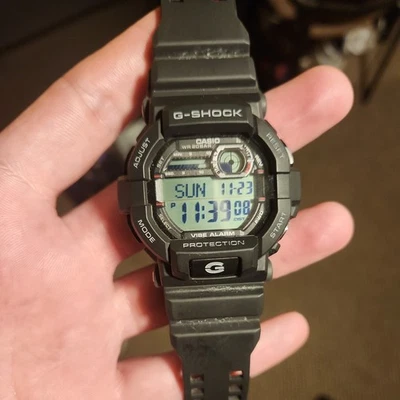 Casio G-Shock, Black Unisex Adult Wristwatch - GD350-1 - Image 1 of 4