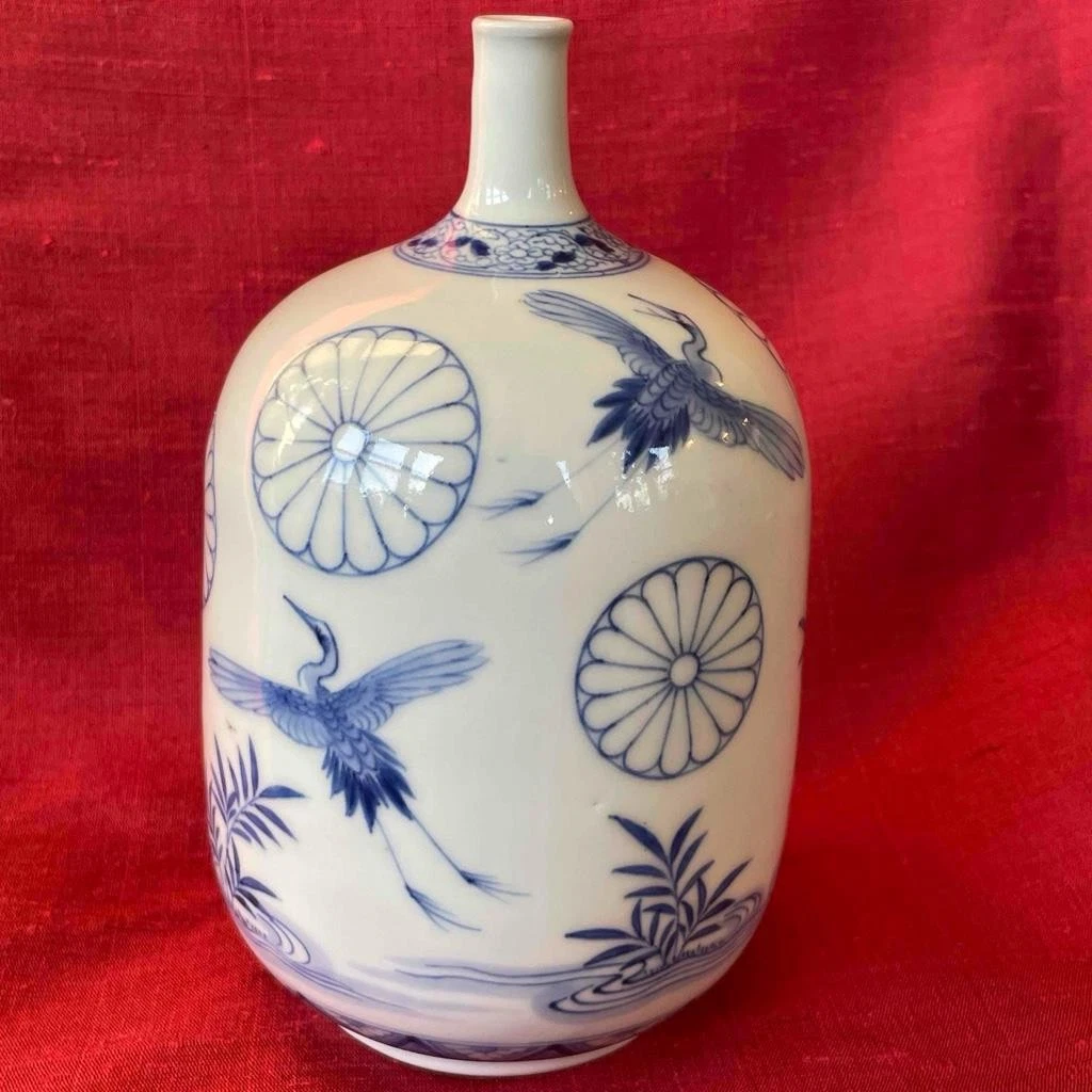 陶瓷古董原始1850-1899 年日本花瓶| eBay