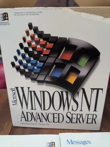 Microsoft Windows NT Advanced Server v 3.1 All 3 Formats! 5.25" 3.5" CD Sealed - Picture 1 of 9