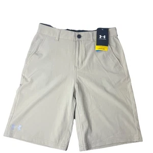 Under Armour Amphibious Shorts Youth Size 14 Beige Desert Sand UPF 50 New NWT - Picture 1 of 7