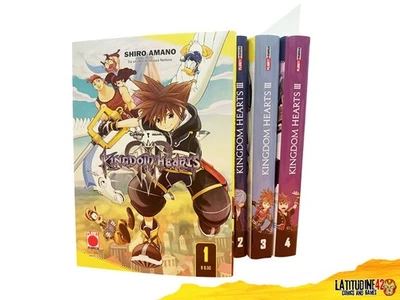 KINGDOM HEARTS III SERIE COMPLETA 1/4  FUMETTO MANGA PANINI COMICS NUOVI ITALIAN - Immagine 1 di 2
