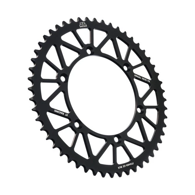 JT Racelite Aluminum Rear Sprocket 52T Black #JTA460.52BLK for Kawasaki/Suzuki - Изображение 1 из 1