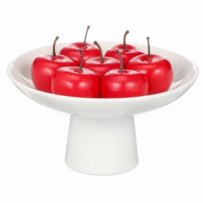  Obstschale mit Fuß aus Keramik: Dekoratives Serviergericht als Mittelpunkt für - Bild 1 von 4