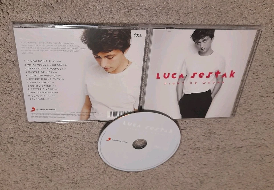 LUCA SESTAK: Right Or Wrong - CD-Album von 2020 - Bild 1 von 1