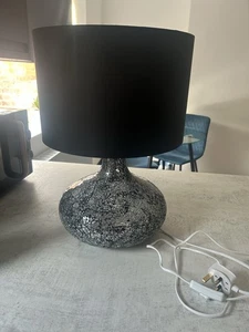 30cm Mirror Glass Mosaic Table Lamp - Picture 1 of 4