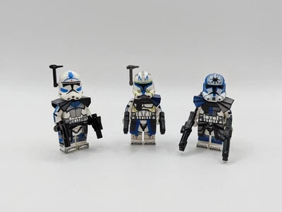 Lego Star Wars Captain Rex, ARC Trooper Fives & Jesse Clone Wars 501st Legion