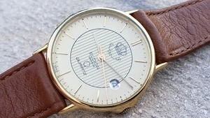 Orologio Uomo Eldor King Hussein Of Jordan π―π΄ Acciaio Quarzo 29mm - Foto 1 di 12