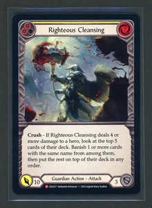 Crisol de guerra de carne y sangre Righteous Cleansing (lámina de arco iris) CRU027 primer casi nuevo - Imagen 1 de 2