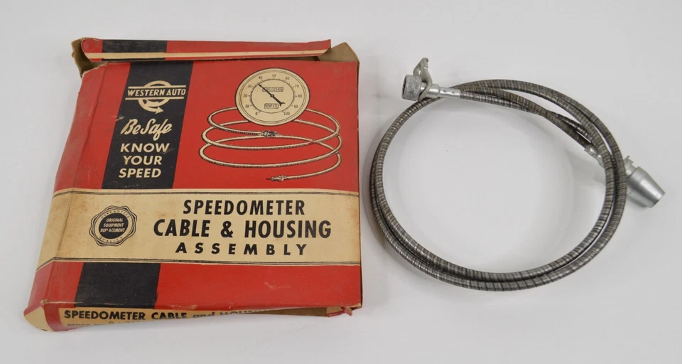 1949-1956 Ford Mercury Speedometer cabo e conjunto de carcaça personalizado Fairlane - Imagem 1 de 4